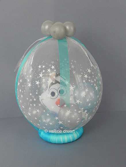 Ballon cadeau Olaf