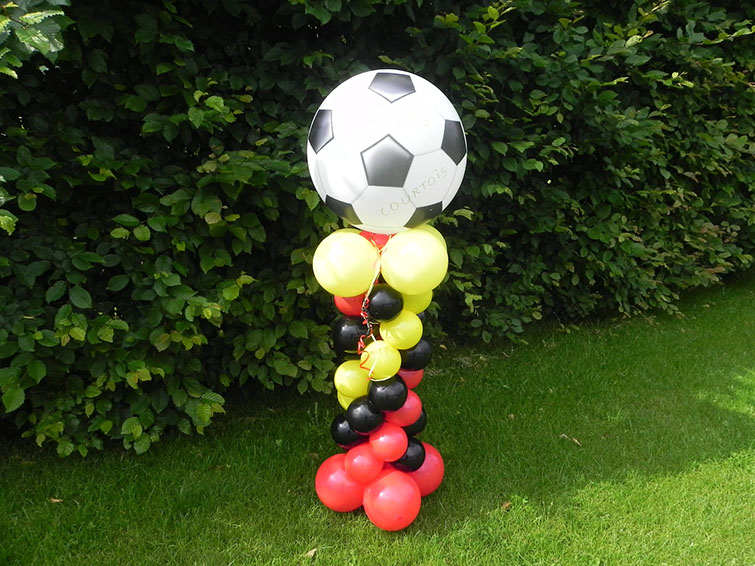 Montage ballon football
